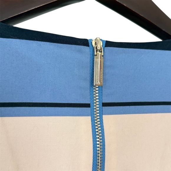 Kate Spade New York Multi Stripe Sleeveless Midi Dress Pink Blue Size 2 - Picture 11 of 14